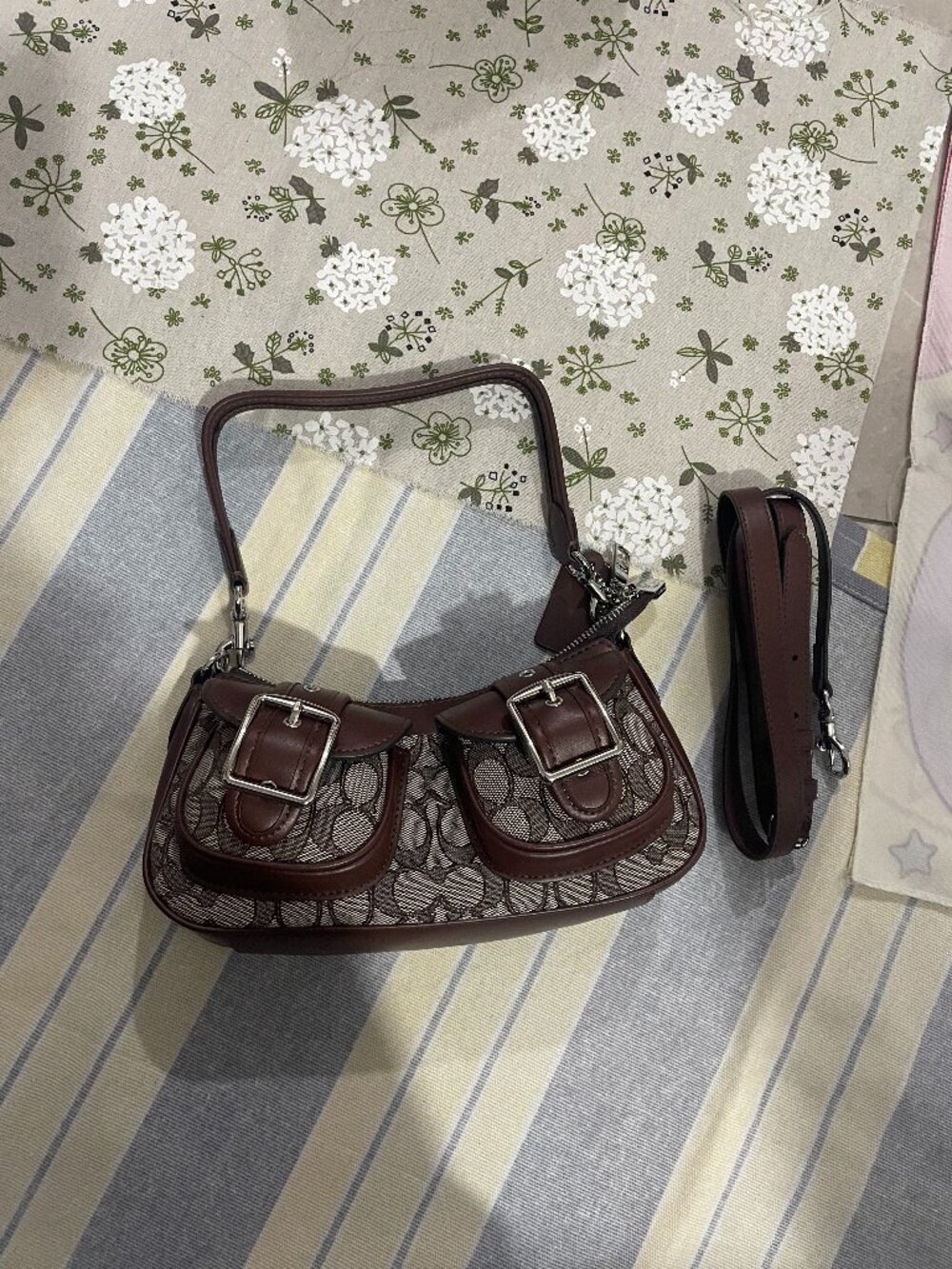 COACH Brown Ashton Shoulder Bag